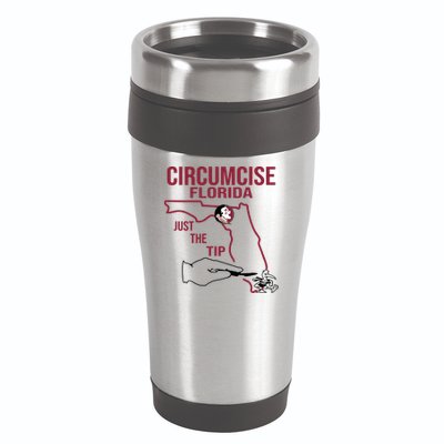 Circumcise Florida Just The Tip 16oz Travel Tumbler
