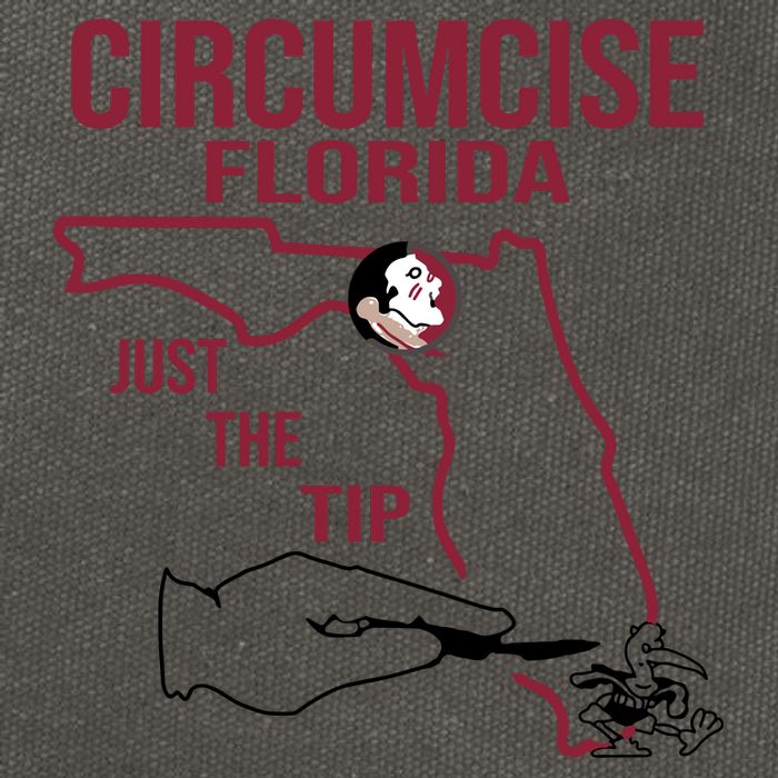 Circumcise Florida Just The Tip Cotton Canvas Backpack