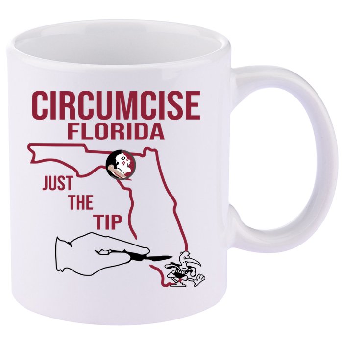 Circumcise Florida Just The Tip 11oz C Handle Ceramic Mug