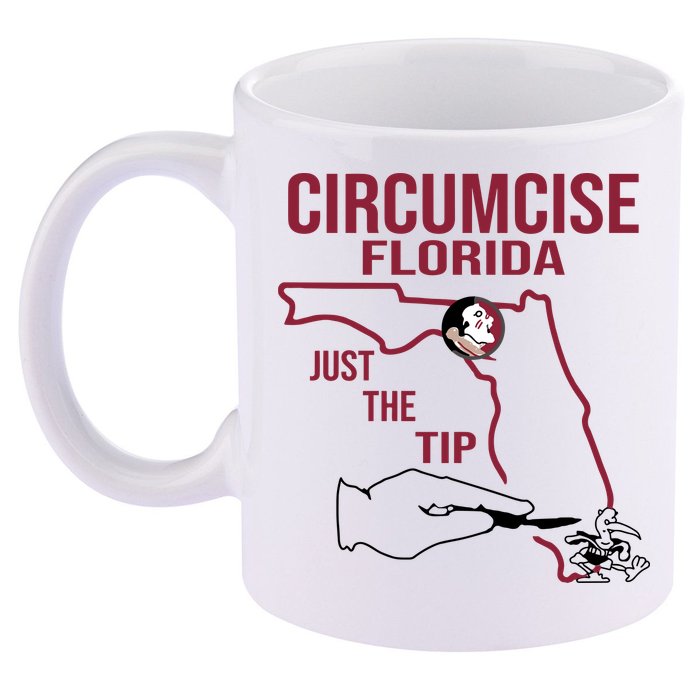 Circumcise Florida Just The Tip 11oz C Handle Ceramic Mug