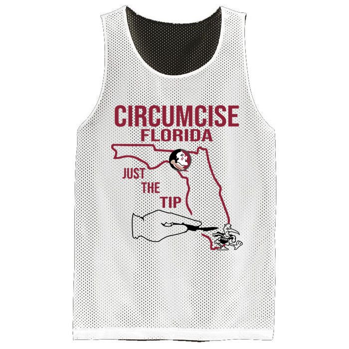 Circumcise Florida Just The Tip Mesh Reversible Basketball Jersey Tank
