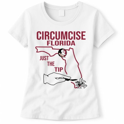Circumcise Florida Just The Tip Womens T-Shirt