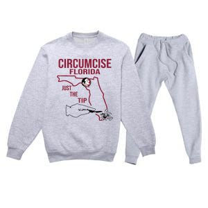 Circumcise Florida Just The Tip Premium Crewneck Sweatsuit Set