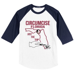 Circumcise Florida Just The Tip Baseball Sleeve Shirt