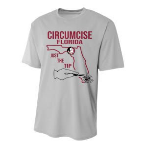 Circumcise Florida Just The Tip Performance Sprint T-Shirt