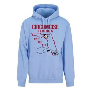 Circumcise Florida Just The Tip Unisex Surf Hoodie