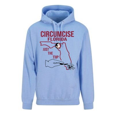 Circumcise Florida Just The Tip Unisex Surf Hoodie