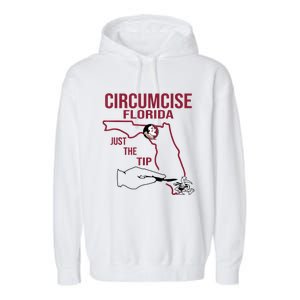 Circumcise Florida Just The Tip Garment-Dyed Fleece Hoodie