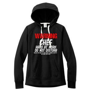 Chef Funny Joke Gift Women's Fleece Hoodie