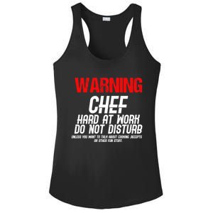 Chef Funny Joke Gift Ladies PosiCharge Competitor Racerback Tank