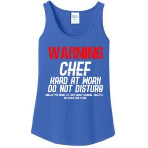 Chef Funny Joke Gift Ladies Essential Tank