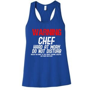 Chef Funny Joke Gift Women's Racerback Tank