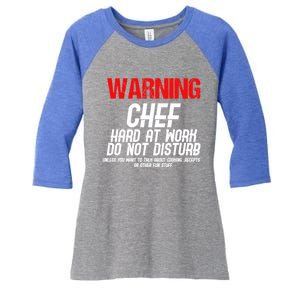 Chef Funny Joke Gift Women's Tri-Blend 3/4-Sleeve Raglan Shirt