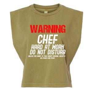 Chef Funny Joke Gift Garment-Dyed Women's Muscle Tee