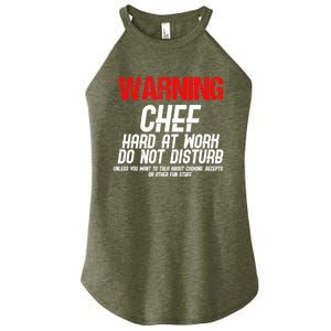 Chef Funny Joke Gift Women's Perfect Tri Rocker Tank