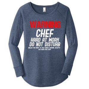 Chef Funny Joke Gift Women's Perfect Tri Tunic Long Sleeve Shirt