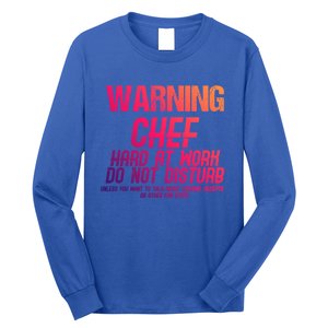 Chef Funny Joke Gift Long Sleeve Shirt