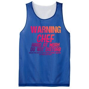 Chef Funny Joke Gift Mesh Reversible Basketball Jersey Tank