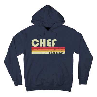 CHEF Funny Job Title Profession Birthday Worker Idea Tall Hoodie