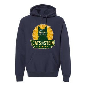 Cats For Jill Stein For President Teess Green Usa Premium Hoodie