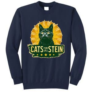 Cats For Jill Stein For President Teess Green Usa Tall Sweatshirt