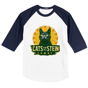 Cats For Jill Stein For President Teess Green Usa Baseball Sleeve Shirt