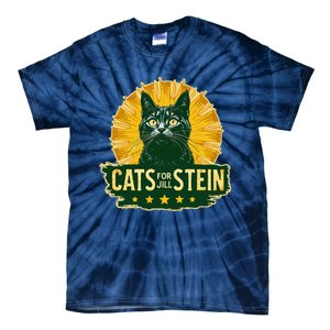 Cats For Jill Stein For President Teess Green Usa Tie-Dye T-Shirt