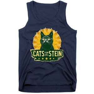 Cats For Jill Stein For President Teess Green Usa Tank Top