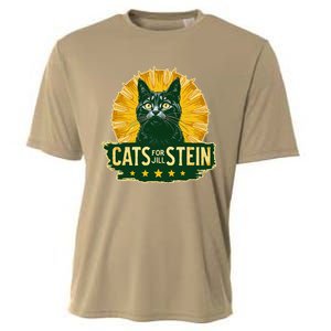 Cats For Jill Stein For President Teess Green Usa Cooling Performance Crew T-Shirt