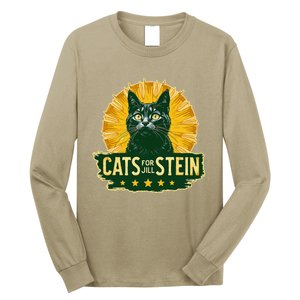 Cats For Jill Stein For President Teess Green Usa Long Sleeve Shirt