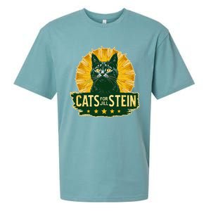 Cats For Jill Stein For President Teess Green Usa Sueded Cloud Jersey T-Shirt