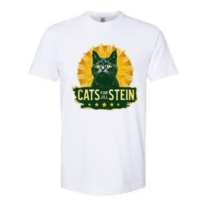 Cats For Jill Stein For President Teess Green Usa Softstyle CVC T-Shirt