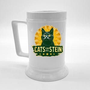 Cats For Jill Stein For President Teess Green Usa Beer Stein