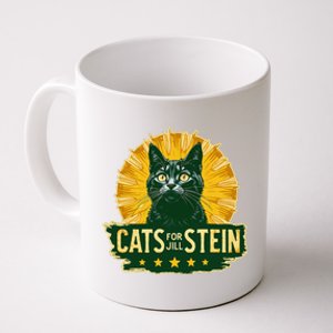 Cats For Jill Stein For President Teess Green Usa Coffee Mug