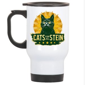 Cats For Jill Stein For President Teess Green Usa Stainless Steel Travel Mug