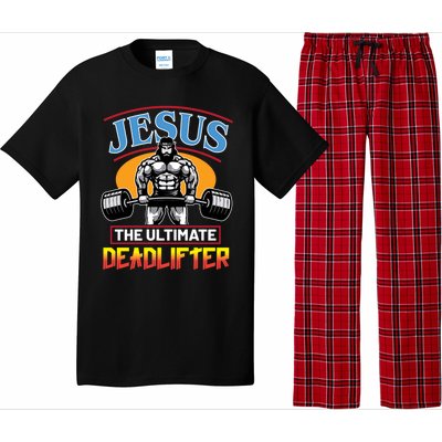 Christian Funny Jesus Ultimate Deadlifter Cool Gift Pajama Set