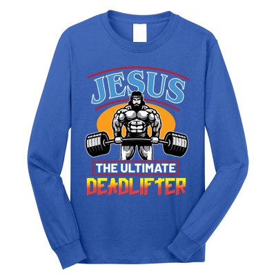 Christian Funny Jesus Ultimate Deadlifter Cool Gift Long Sleeve Shirt