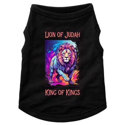 Christian Faith Jesus Christ Lion Of Judah Doggie Tank