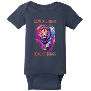 Christian Faith Jesus Christ Lion Of Judah Baby Bodysuit