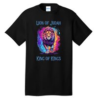 Christian Faith Jesus Christ Lion Of Judah Tall T-Shirt