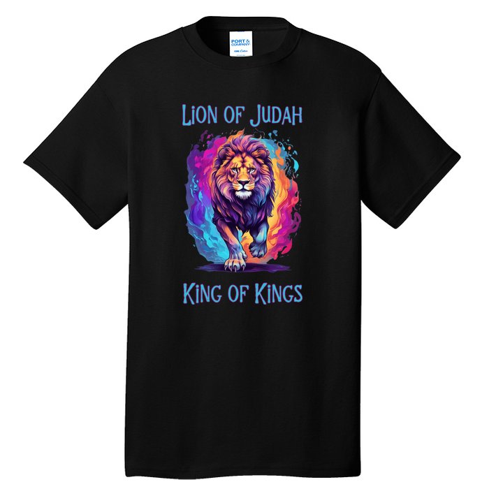 Christian Faith Jesus Christ Lion Of Judah Tall T-Shirt