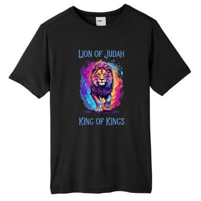 Christian Faith Jesus Christ Lion Of Judah Tall Fusion ChromaSoft Performance T-Shirt