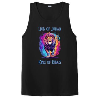 Christian Faith Jesus Christ Lion Of Judah PosiCharge Competitor Tank