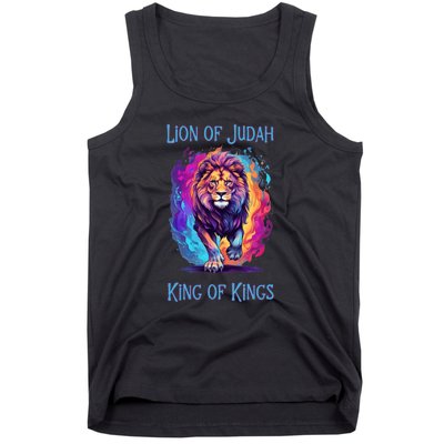 Christian Faith Jesus Christ Lion Of Judah Tank Top