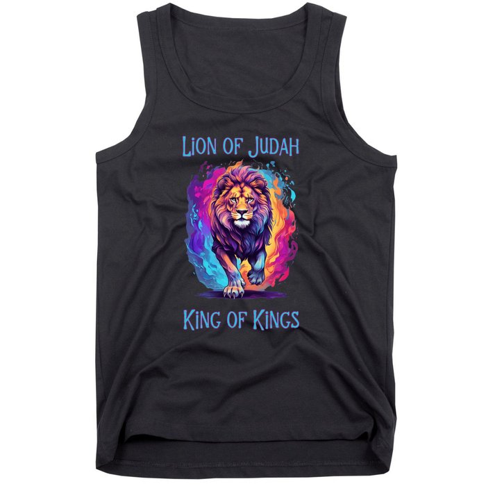 Christian Faith Jesus Christ Lion Of Judah Tank Top