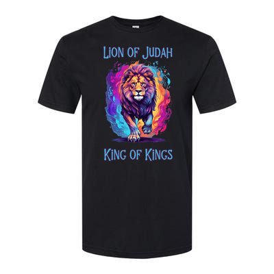 Christian Faith Jesus Christ Lion Of Judah Softstyle CVC T-Shirt