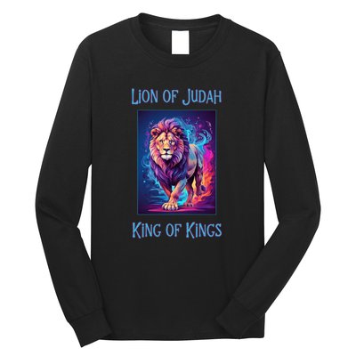 Christian Faith Jesus Christ Lion Of Judah Long Sleeve Shirt