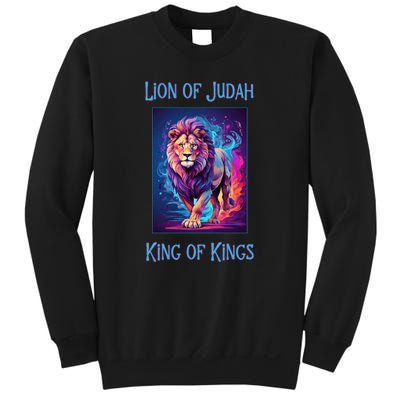 Christian Faith Jesus Christ Lion Of Judah Sweatshirt