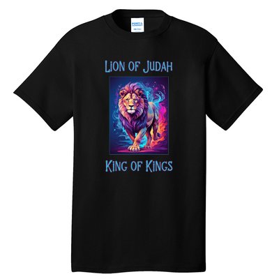 Christian Faith Jesus Christ Lion Of Judah Tall T-Shirt