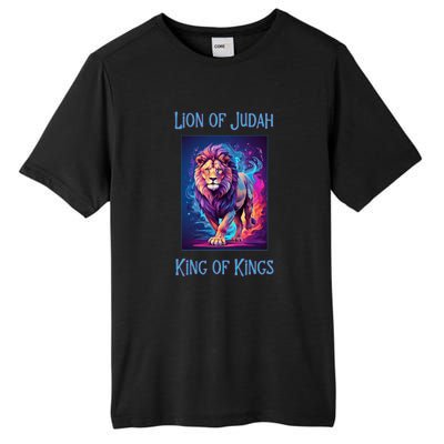 Christian Faith Jesus Christ Lion Of Judah Tall Fusion ChromaSoft Performance T-Shirt